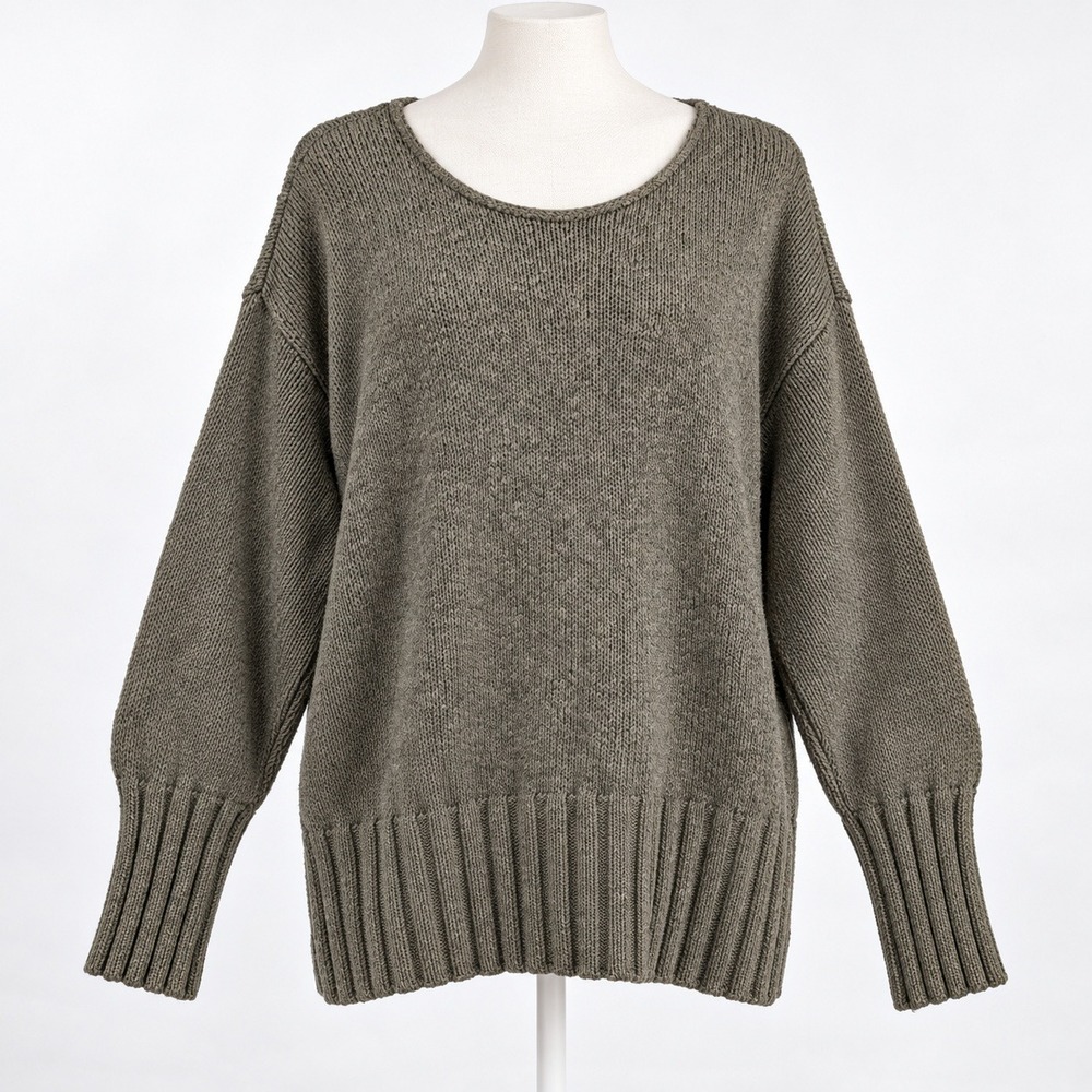 Vintage CP Shades Oversized Sweater Size L Green Sustainable Classic Comfort - Picture 1 of 8